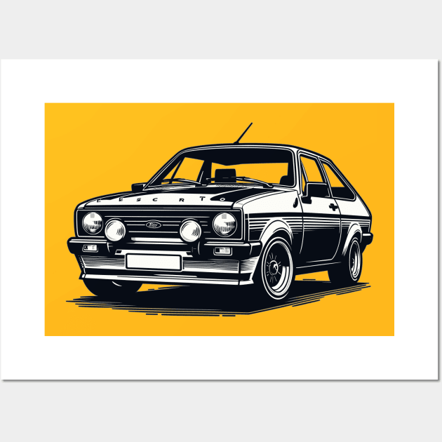 Ford Escort Wall Art by Vehicles-Art